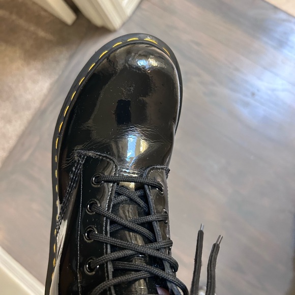 Dr. Martens Black Patent Leather Boots - Picture 7 of 7
